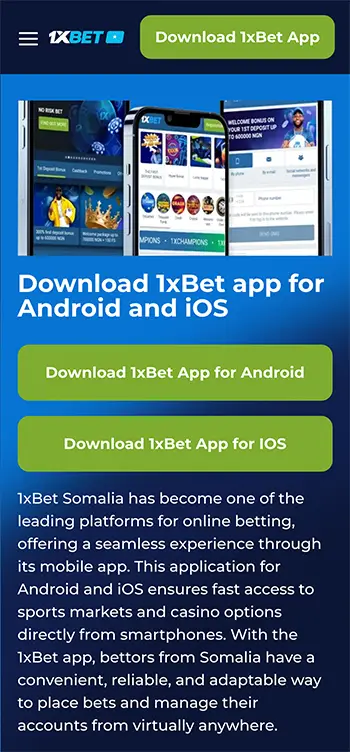Step 1 - Open our website in your mobile browser